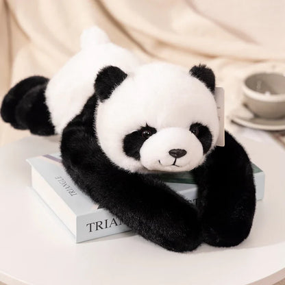 30-65cm Kawaii Forest Animal Plush Dolls – Soft Long-Arm Raccoon, Dinosaur, Sloth, Panda & Koala Pillow Toys for Home Decor