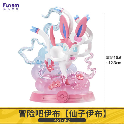 9-Style Pokemon Eeveelution Figures – Espeon, Sylveon, Glaceon, Leafeon, Vaporeon, Umbreon, Flareon Anime Pocket Monster Toy