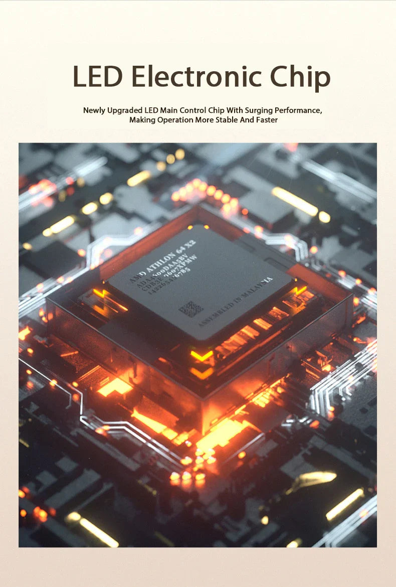 Men’s LED Crab-Style Watch — Creative Luminous Binary Electronic Waterproof Multi-Function Wristwatch