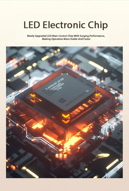 Men’s LED Crab-Style Watch — Creative Luminous Binary Electronic Waterproof Multi-Function Wristwatch