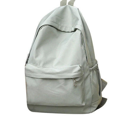 Women’s Waterproof School Backpack | Large Capacity Solid Color Daypack for Teens & Students