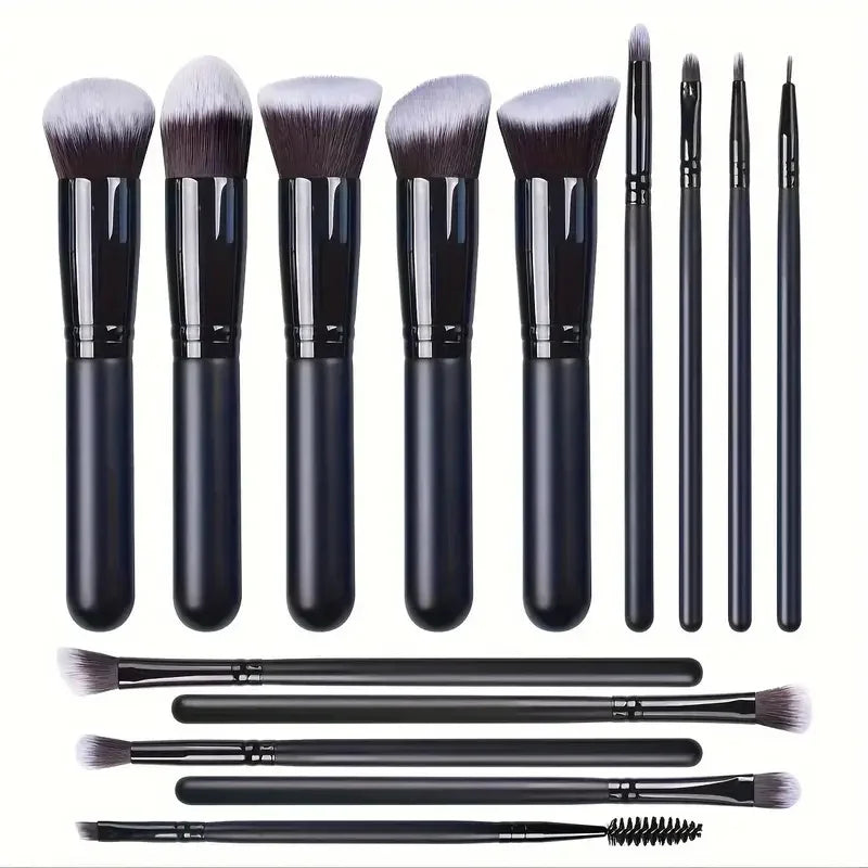 14PCS Makeup Brushes Set – Soft & Fluffy Foundation, Blush, Powder, Eyeshadow Brushes, Perfect Christmas Gift