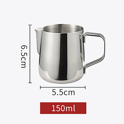 Stainless Steel Milk Frothing Pitcher Jug – 100ML–2000ML Espresso Barista Latte & Cappuccino Cream Foam Maker Cup
