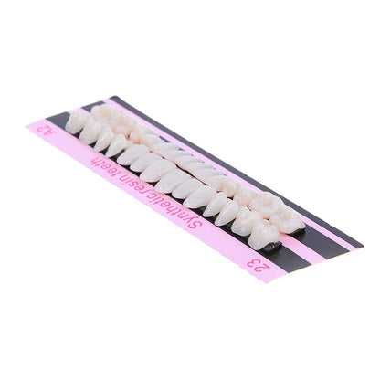 Ultra-Thin Resin Dental Veneers — Temporary Upper & Lower Teeth Whitening Veneer, Shade A2 (#23)