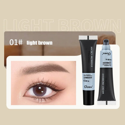 15-Minute Fast Henna Eyelash & Eyebrow Dye Tint Kit – Professional Easy Dye Gel in Brown & Black for Perfect Eyebrows