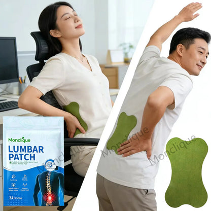 Lumbar Massage Patches - Moxibustion Hot Compress Stickers for Waist Relaxation & Muscle Comfort