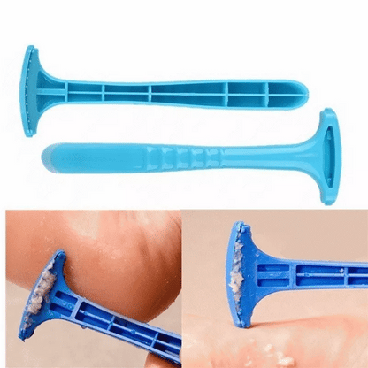Professional Foot Care Pedicure Tool - Dead Skin Removal + Plastic Hard Feet Skin Cutter Cuticle Remover Shaver