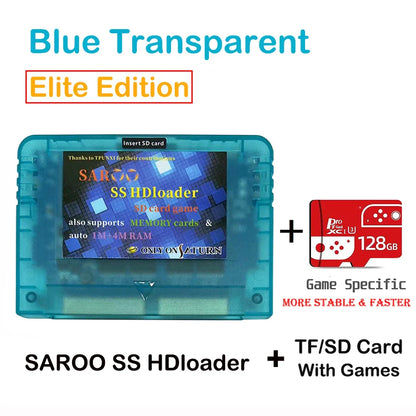 2025 V0.7 SAROO SS HDLoader Game Cartridge — SD/TF Card Support for Sega Saturn, Play Without CD