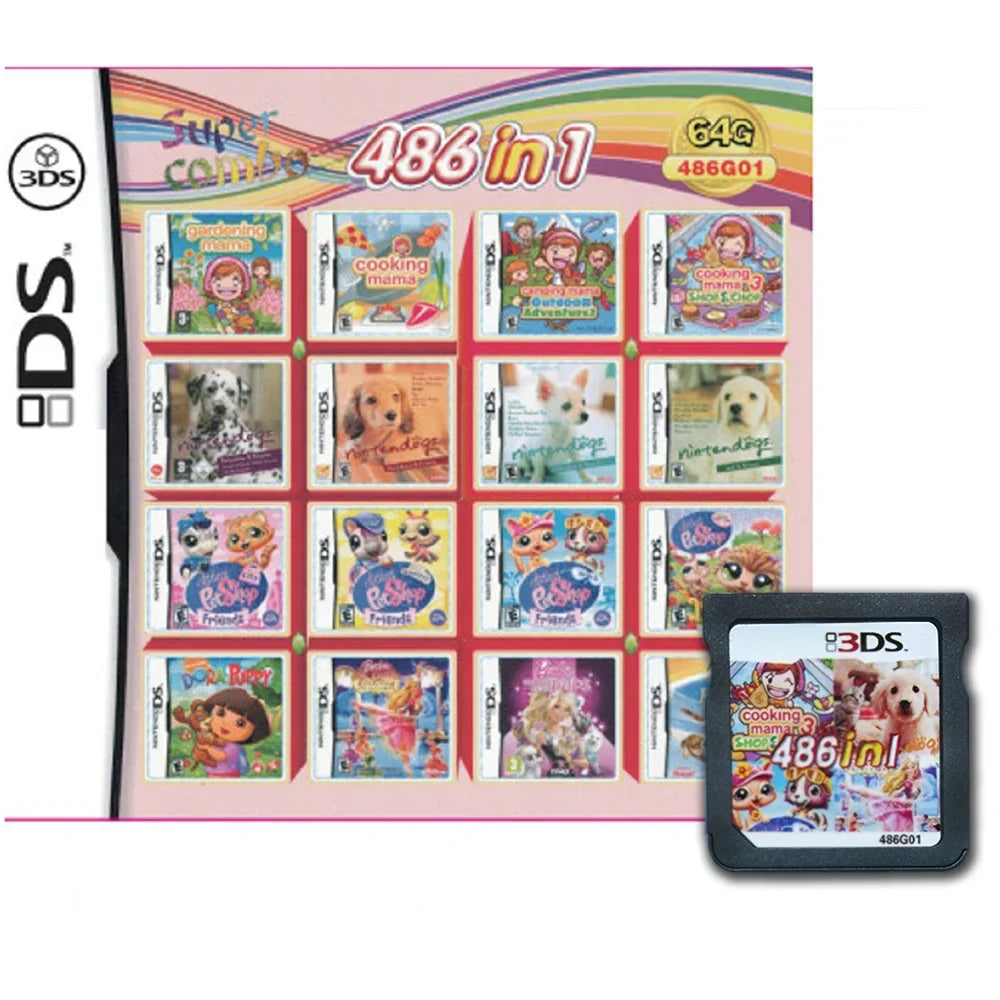 4300-in-1 Multi Game Cartridge — DS/NDS/3DS/NDSL Handheld R4 Video Game Card