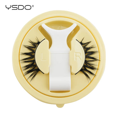 YSDO Magnetic Eyelashes – Reusable 3D Mink Winged False Lashes with Tweezer, No Glue Long-Lasting Makeup Lashes