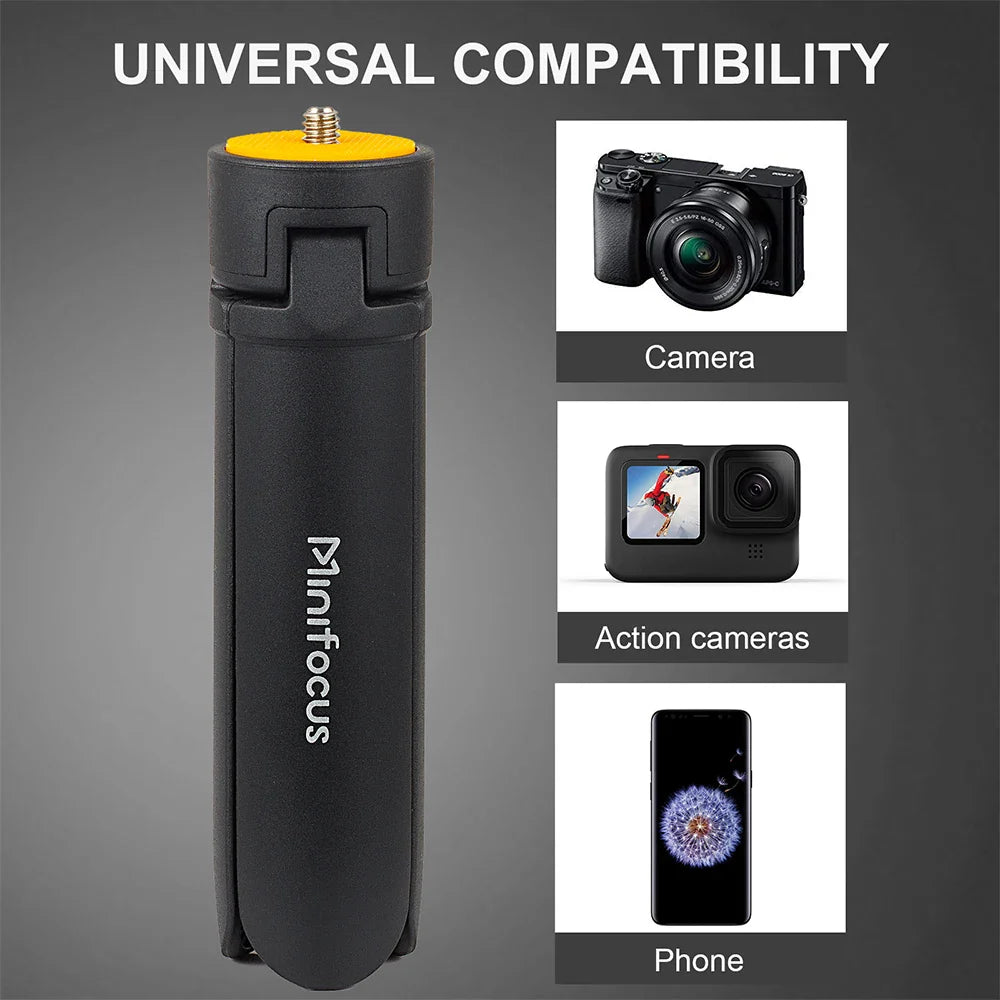 OSMO Mobile 3/OM 4 Tripod Stand with 1/4'' Screw for DJI OSMO Mobile 4/3/2, OSMO Pocket 2, Zhiyun Smooth Q4, Moza, Feiyu