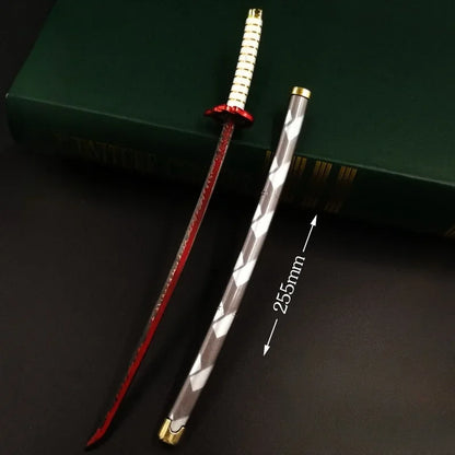 25cm Demon Slayer Katana – Kimetsu No Yaiba Real-Size Samurai Sword Anime Cosplay Prop & Home Decor