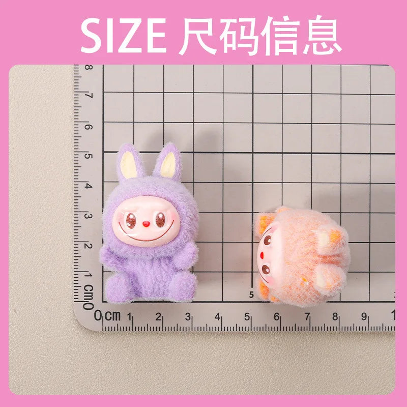 Labubu Macaron Mini Doll Blind Box – Handmade Candy Color Desktop Ornament, Exquisite Mystery Gift