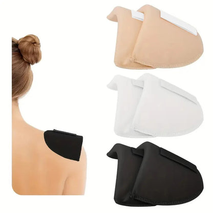6-Piece Soft Breathable Sponge Shoulder Pads Set – Thickened Sewing Accessories for Dresses, Suits & Jackets (Unisex, 3 Colors)
