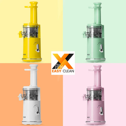 Mini Portable Slow Juicer – Electric Fruit Juice Extractor & Blender, Easy Clean, Ice Cream Maker