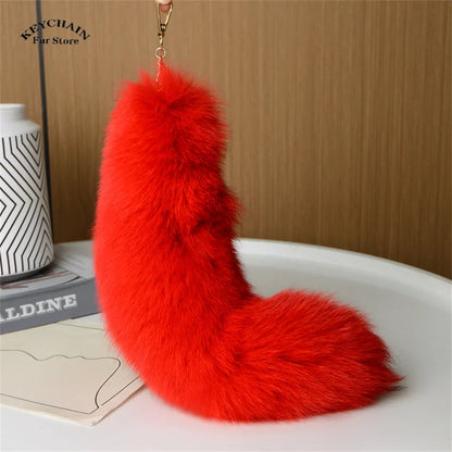 Cute Fluffy Bunny Fur Keychain – Plush Pom Pom Bag Charm and Car Key Ring with Hair Bow