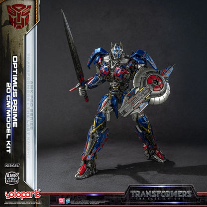 YOLOPARK Transformers Model – The Last Knight AMK PRO 20cm Optimus Prime Action Figure Toy for Boys & Men
