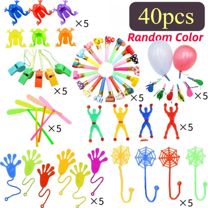 Kids Birthday Party Favors Set – 40–150pcs Piñata Stuffed Toys Bulk Gift Assortment Giveaway Pack for Party Goodie Bags