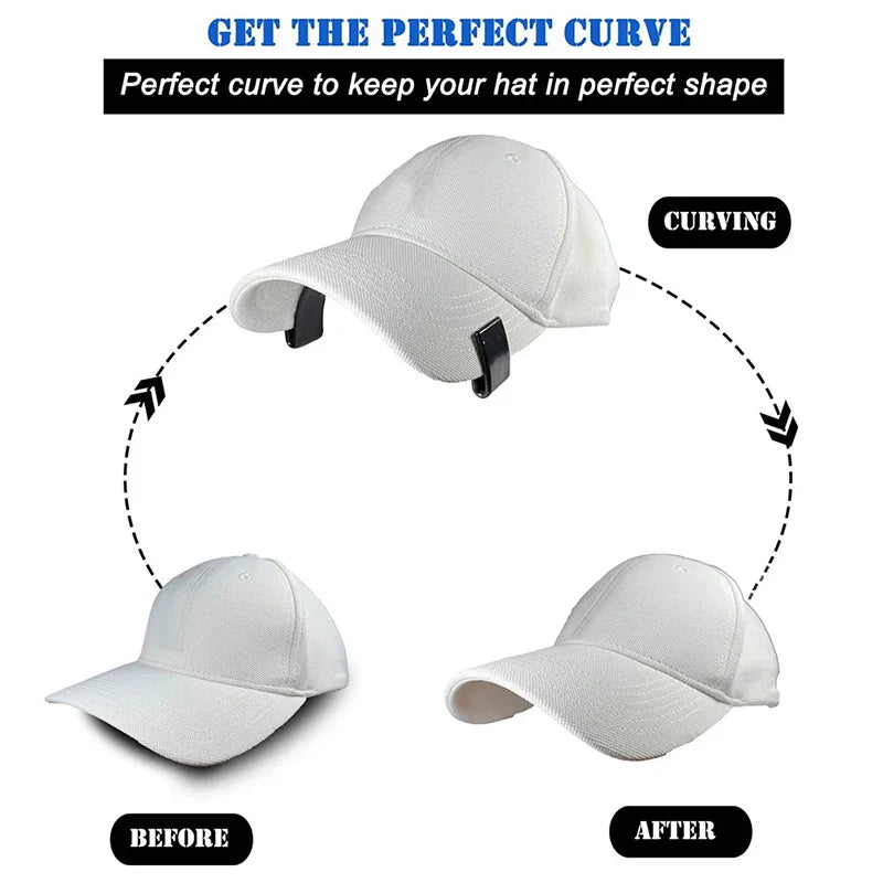 Plastic Hat Curve Bender – Brim Shaper & Keeper Tool for Baseball Caps