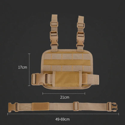 Universal Drop Leg Holster - MOLLE Thigh Platform for Hunting & Paintball with Adjustable Straps