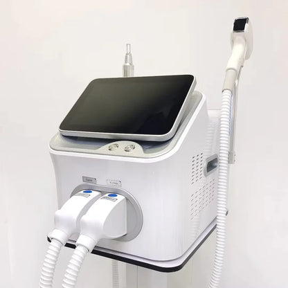 2-in-1 808nm Diode Laser Hair Removal & Picosecond Tattoo Machine – Portable 4000W Q-Switched Device