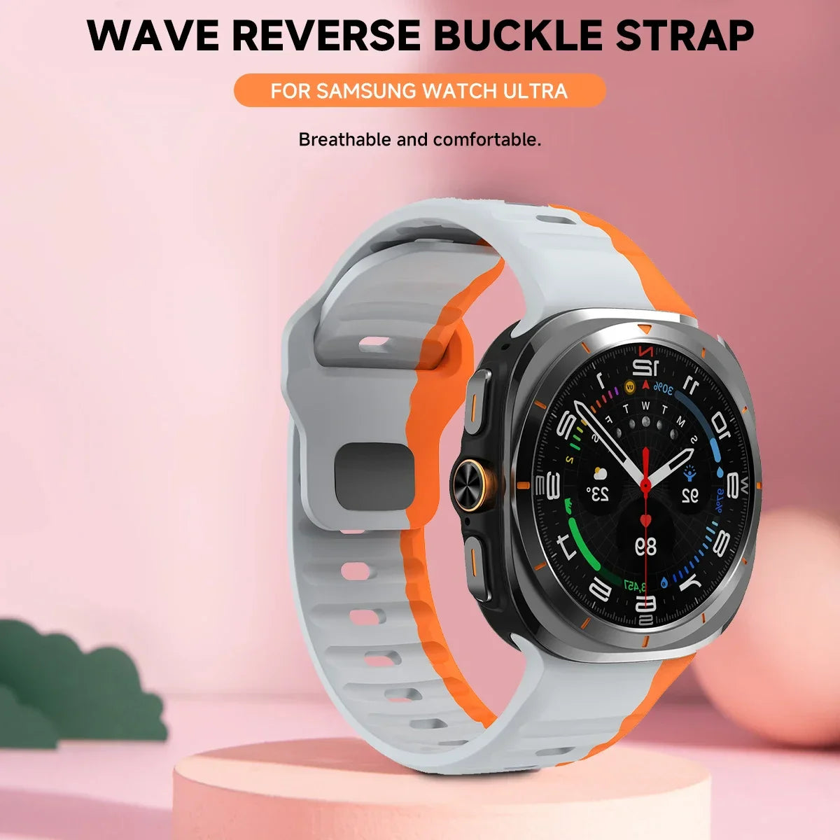 Silicone Sport Strap for Samsung Galaxy Watch 7 Ultra 47mm — Correa Band Accessory for Galaxy Watch Ultra