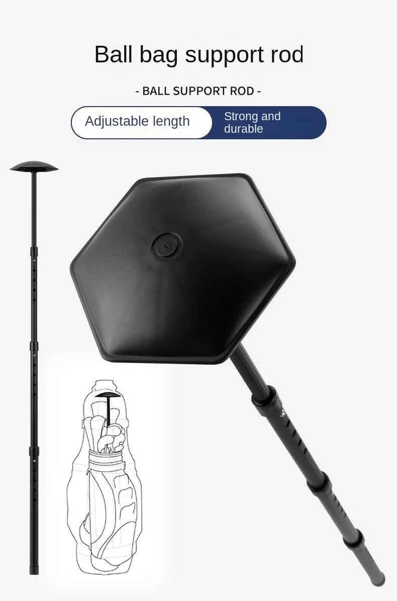 PGM Golf Bag Support Rod - 4-Section Adjustable Length, Anti-Deformation Protection for Bags, Universal ZJ015