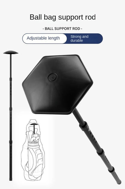 PGM Golf Bag Support Rod - 4-Section Adjustable Length, Anti-Deformation Protection for Bags, Universal ZJ015