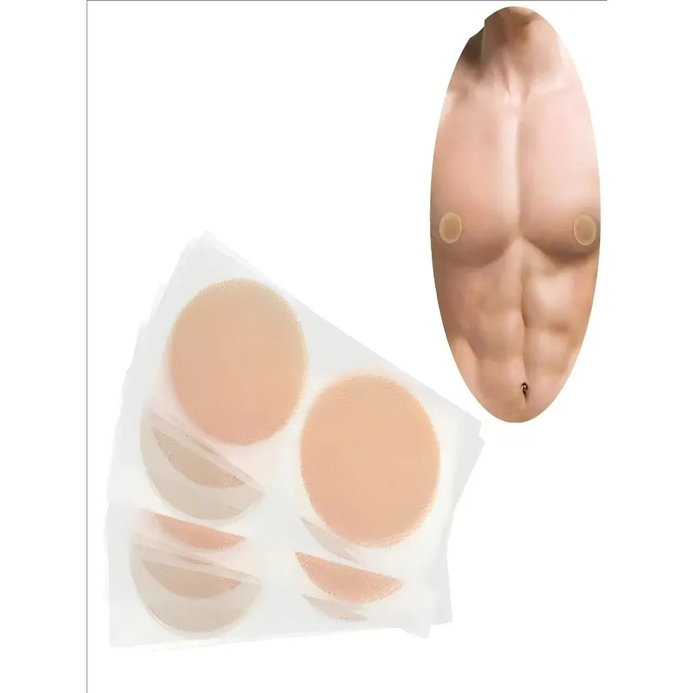 200PCS Men's Invisible Disposable Nipple Covers – Waterproof Breathable Chest Concealer Stickers