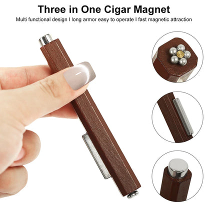 3-in-1 Magnetic Cat Eye Nail Stick – 130mm Multifunctional Gel Polish Magnet Pen with Strong Cylinder Design