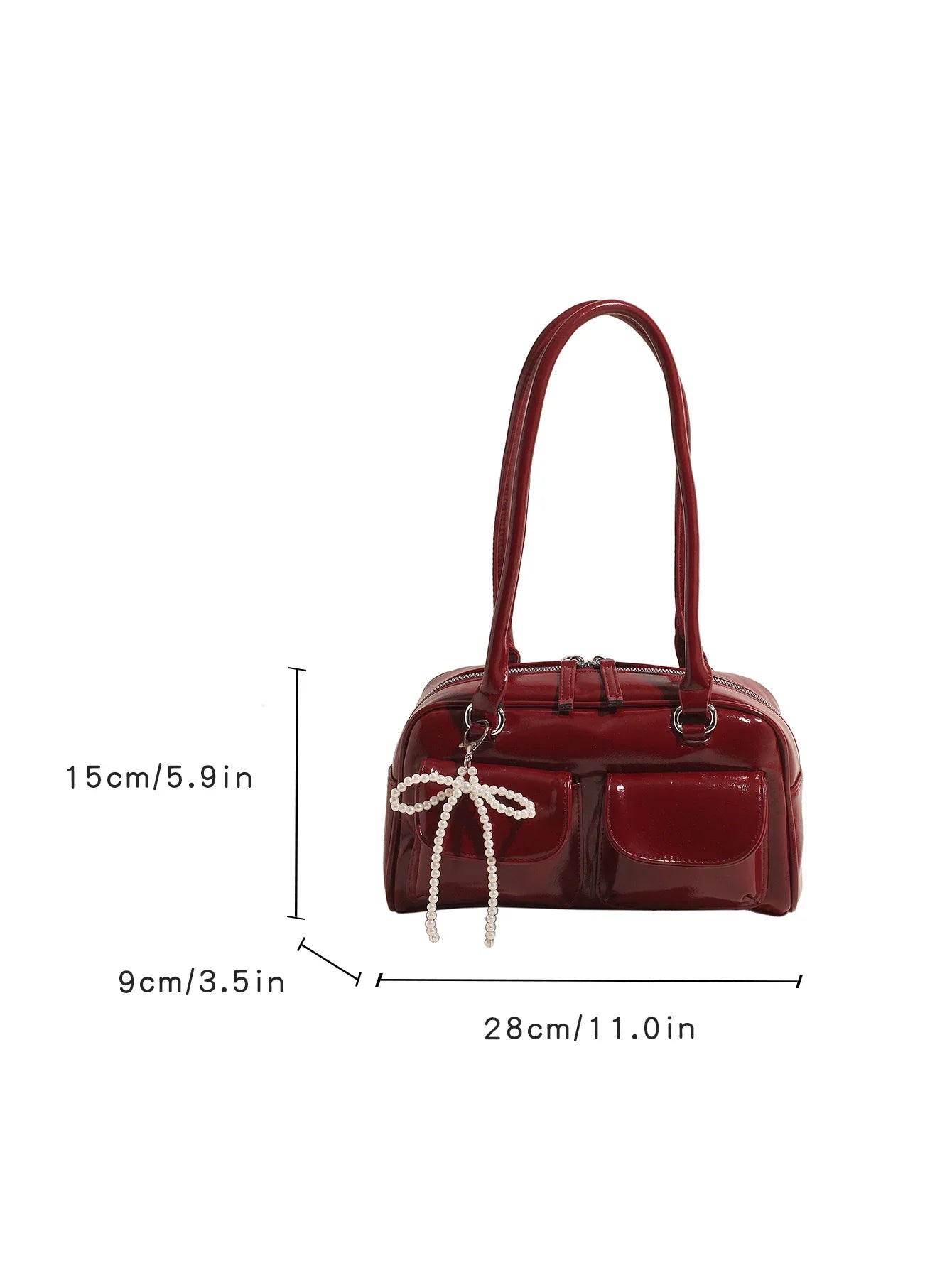 Fashionable Underarm Bow Pillow Bag for Women – 2024 Korean Edition Simple Trendy Shoulder Bag