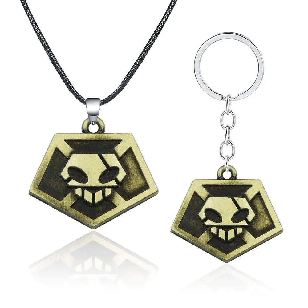 Popular Game-Themed Necklace - Stylish Gaming Pendant Accessory for Fans & Collectors