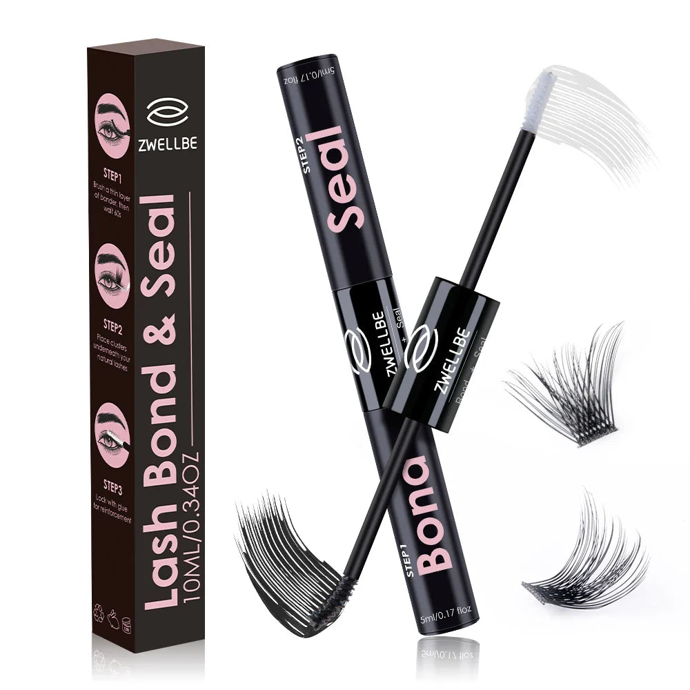 780pcs Eyelash Clusters Kit – 8-16mm Extension with Bond & Seal, Remover, Applicator for DIY Home Makeup