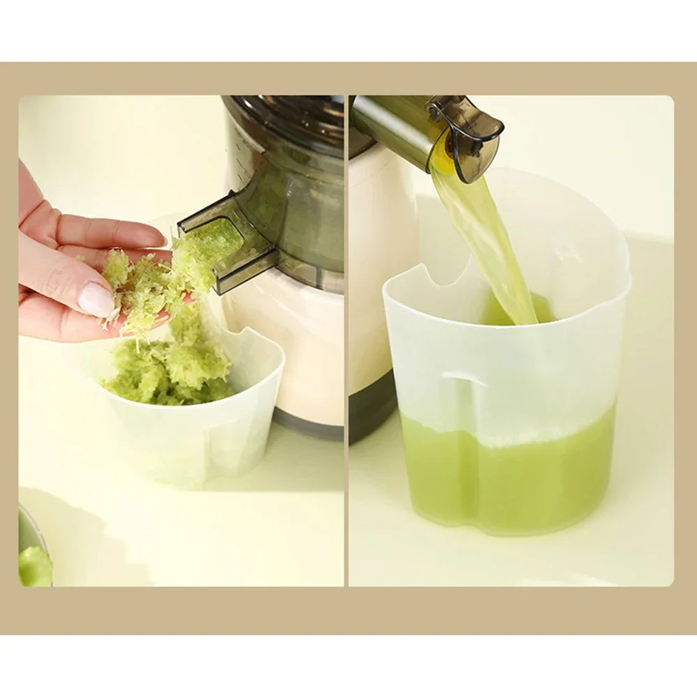 Houselin 7" Masticating Juicer — Cold Press Electric Juicer for Whole Fruits & Vegetables, High Yield