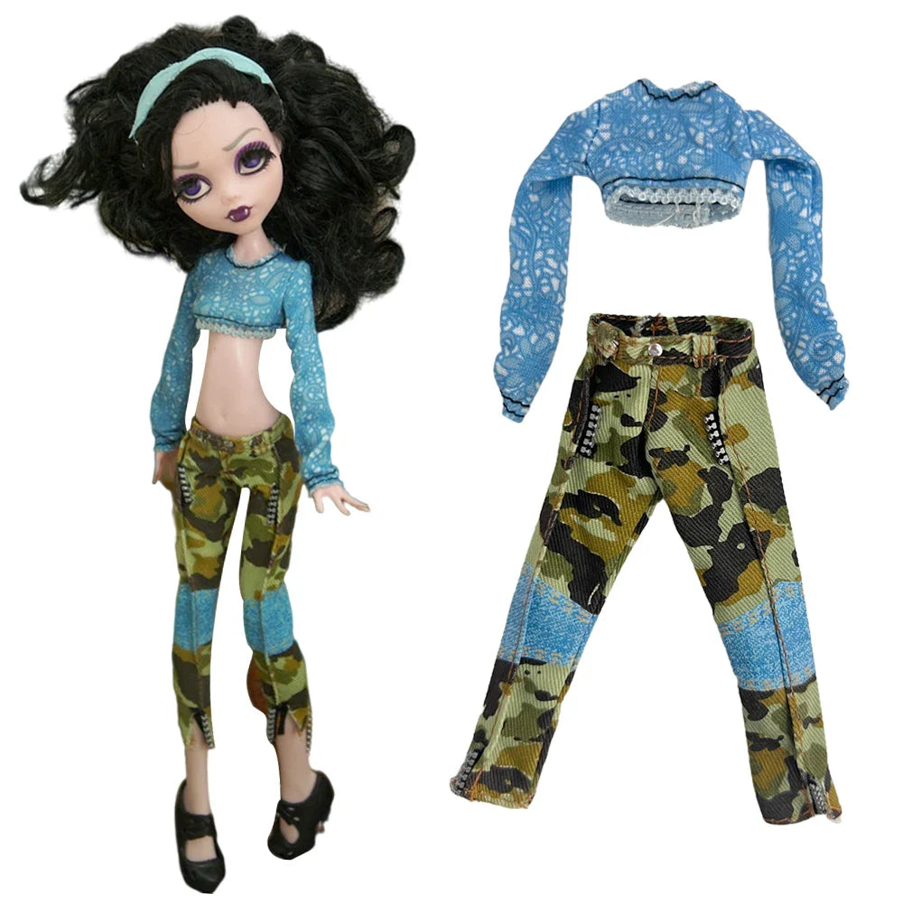 11-Inch Doll Clothes for 1/6 Dolls – Casual Dress & Fashion Outfits for 27 CM Girls' Dolls, DIY Toy Clothing