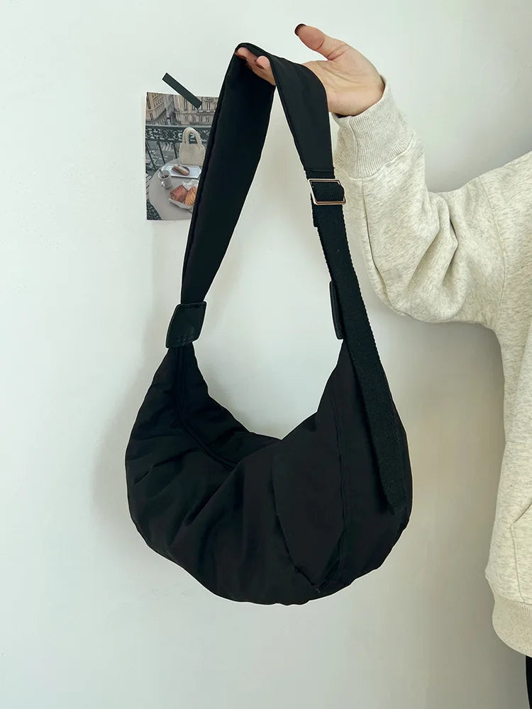 Fashion Women's Large Capacity Crossbody Shoulder Bag – Casual, Simple & Versatile Down Cotton Design