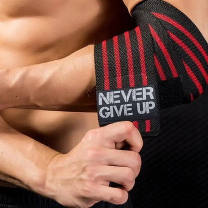 Sports Elbow Guard - Winding Pressure Elbow Pad for Weightlifting & Bench Press - Protective Gear & Gym Equipment Booster