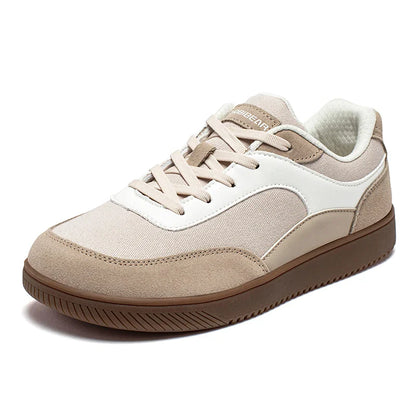 HOBIBEAR Unisex Wide-Toe Sneakers — Minimalist Lace-Up Mesh Casual Shoes, Non-Slip Comfort for Men & Women