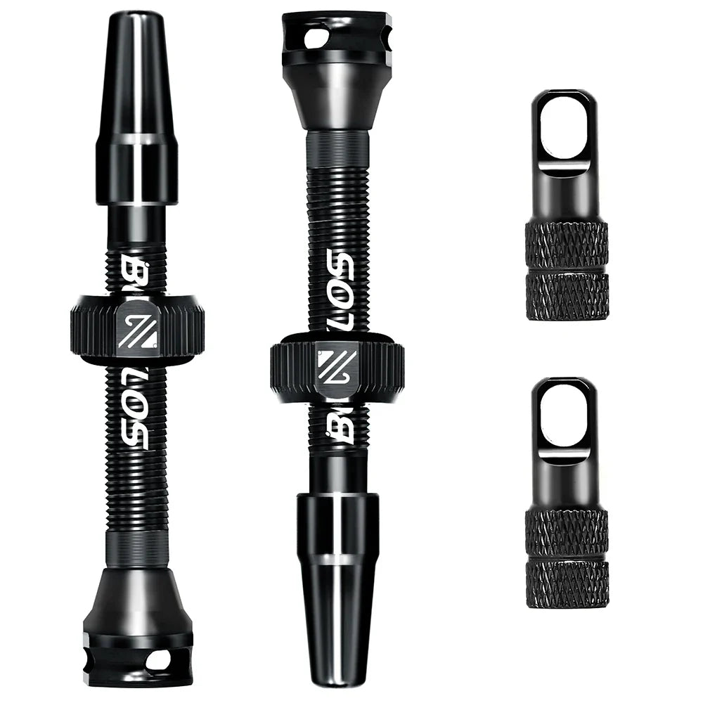 BUCKLOS Presta Tubeless Valve Stem 40/44/55/60mm — High-Quality Bike Tire Nipple for Road & MTB