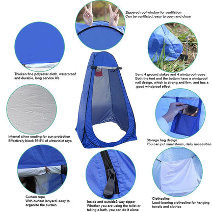 Portable Outdoor Shower & Changing Tent – Privacy Shelter for Camping, Mobile Toilet, Fishing & Photography