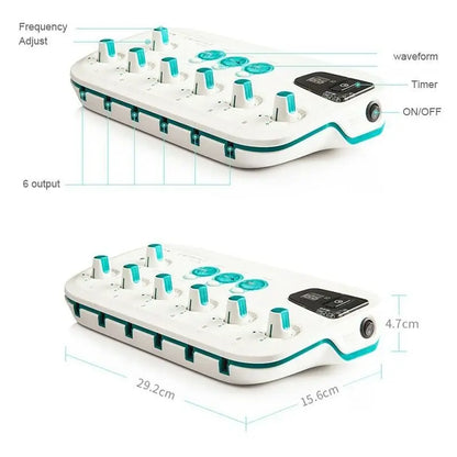 6-Channel Electric Hwato SDZ II Low-Frequency Electro Acupuncture Stimulator — Needle Treatment for Nerve & Muscle Therapy