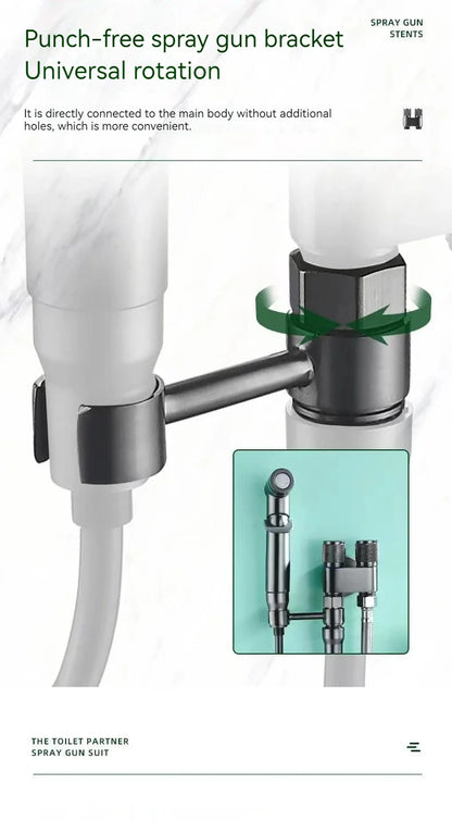 Handheld Bidet Spray Gun – Portable High-Pressure Cleaning Set for Bathroom, Women’s Washing & Toilet Hygiene