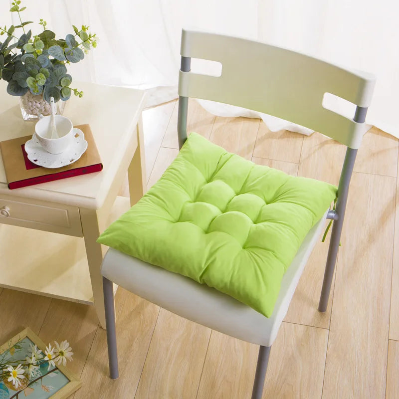 2pcs Thick Comfortable Chair Cushion - Non-Slip Seat Pad for Home Office & Dining Chairs