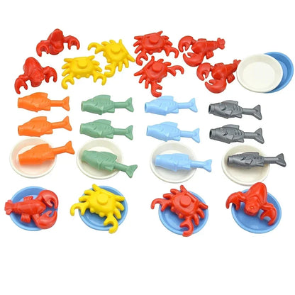 DIY Mini Food Building Block Figures – Bread, Fish, Fruit, Chicken, Crab, Hot Dog, Cake, Pizza & Carrot Creative Toy Bricks