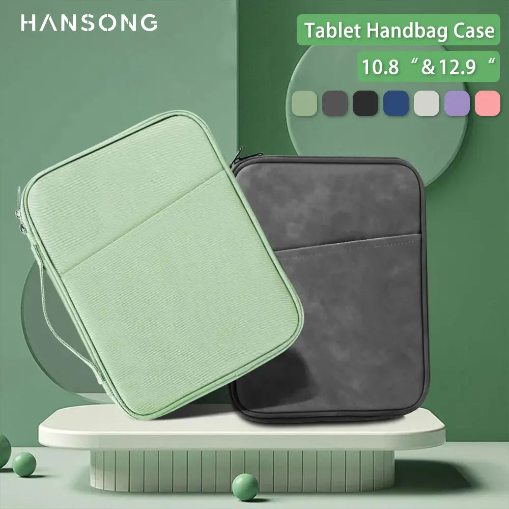 Waterproof Padded Tablet Carrying Case 11-13 inch – Protective Travel Bag for iPad & Samsung Tablets