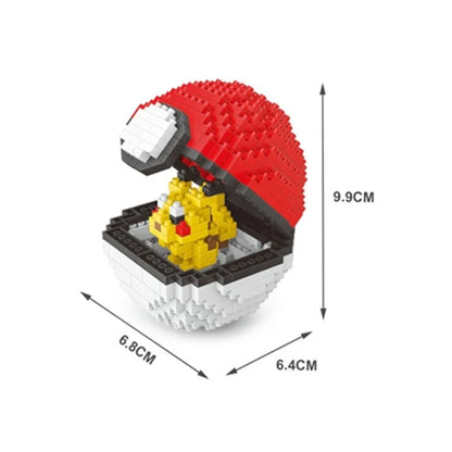 Pokemon Building Block Toy Set – Pikachu, Charizard, Blastoise, Bulbasaur & Gengar Anime Brick Figures for Kids Gift (75 Styles)