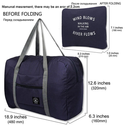 MARKROYAL Large Capacity Unisex Fashion Travel Bag – Weekend Carry-On Handle Bag