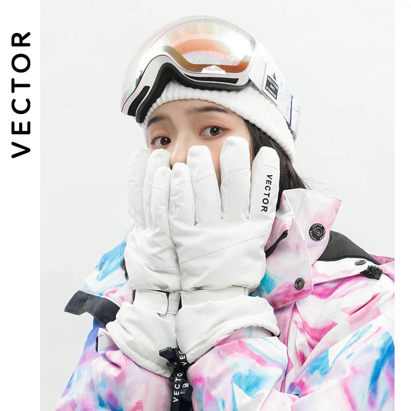 2-in-1 Extra Thick Ski Gloves – Waterproof, Windproof Winter Mittens for Men & Women