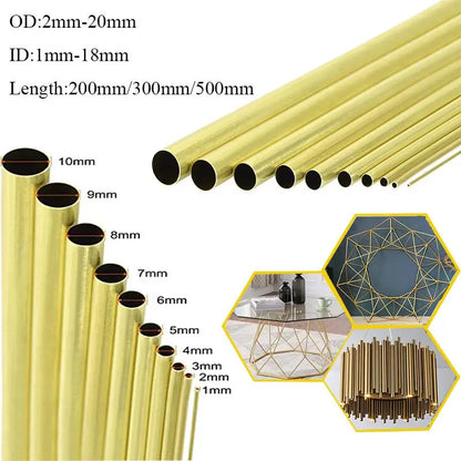 Brass Sheet Plate – 0.1-8mm Thickness for CNC Cutting, Frame Models & DIY Construction Projects