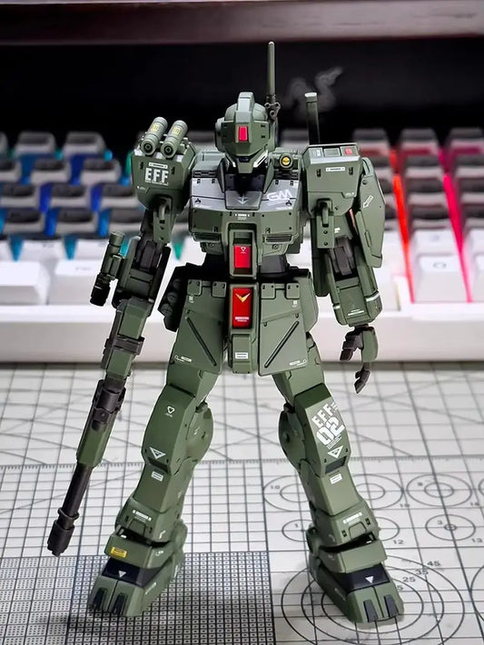 XFS HG RGM-79S GM Spartan 1/144 Scale Model Kit – Assembly Action Figure, Decorative Plastic Hobby Toy for Collection & Gift